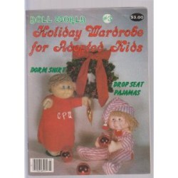 DOLL WORLD 3 HOLIDAY WARDROBE FOR CPK DOLLS PJS SEW CROCHET